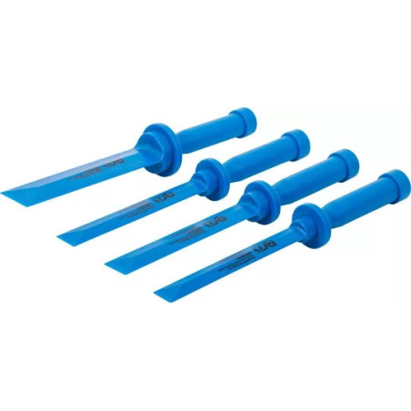 Jeu de grattoirs plastiques | largeur 19 - 22 - 25 - 38 mm | 4 pièces