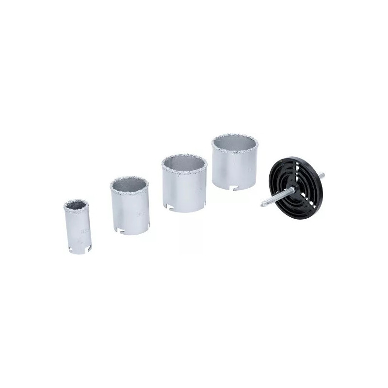 Jeu de scies cloche de forage | 33 - 73 mm | 6 pièces Jeu de scies cloche de forage | 33 - 73 mm | 6 pièces