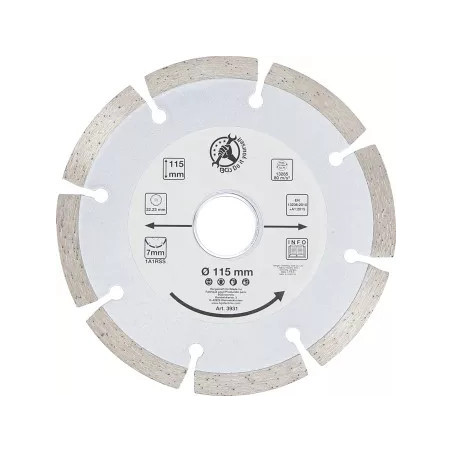 Disque de coupe en segments | Ø 115 mm