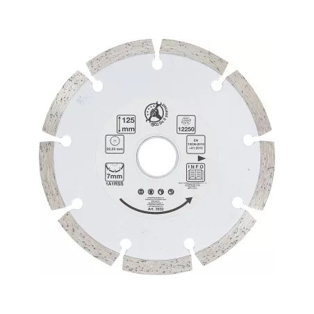 Disque de coupe en segments | Ø 125 mm