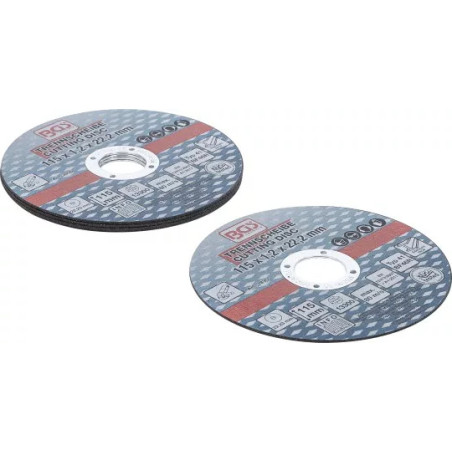 Disque à couper pour acier inoxydable | Ø 115 x 1,0 x 22,2 mm |5 pièces