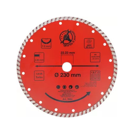 Disque de coupe turbo | Ø 230 mm