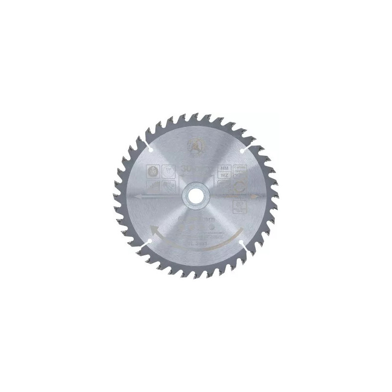 Lame de scie circulaire en métal dur | Ø 180 x 30 x 2,5 mm | 40 dents Lame de scie circulaire en métal dur | Ø 180 x 30 x 2,5 mm | 40 dents