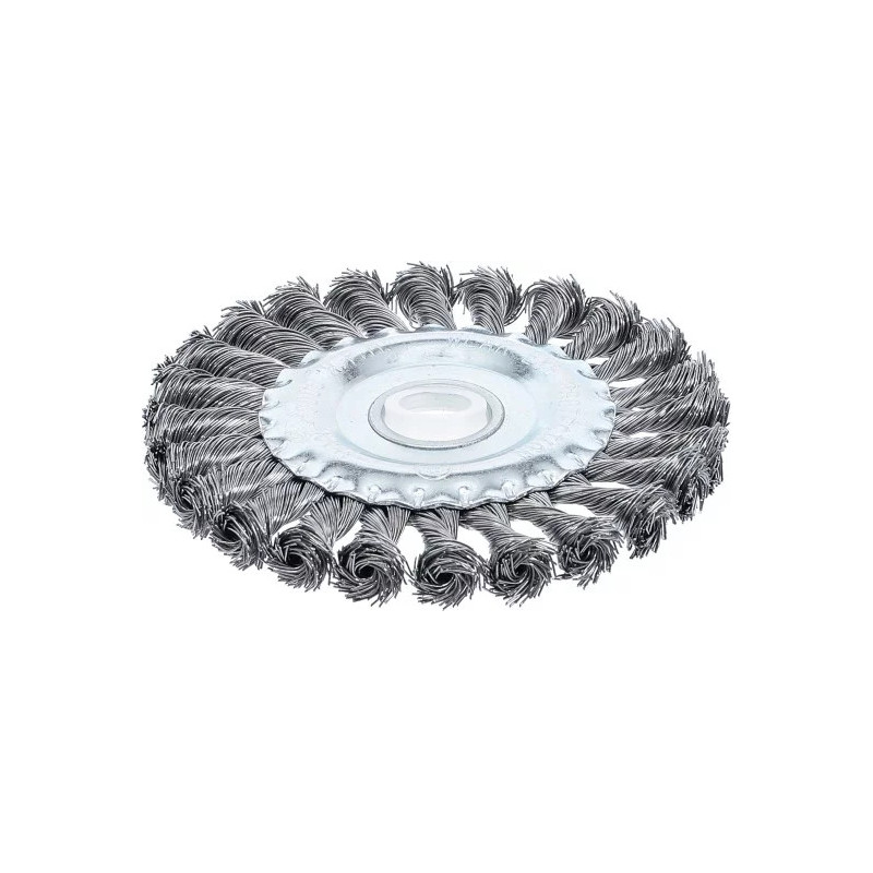 Brosse plate | brosse ronde tressée | Ø 125 mm Brosse plate | brosse ronde tressée | Ø 125 mm