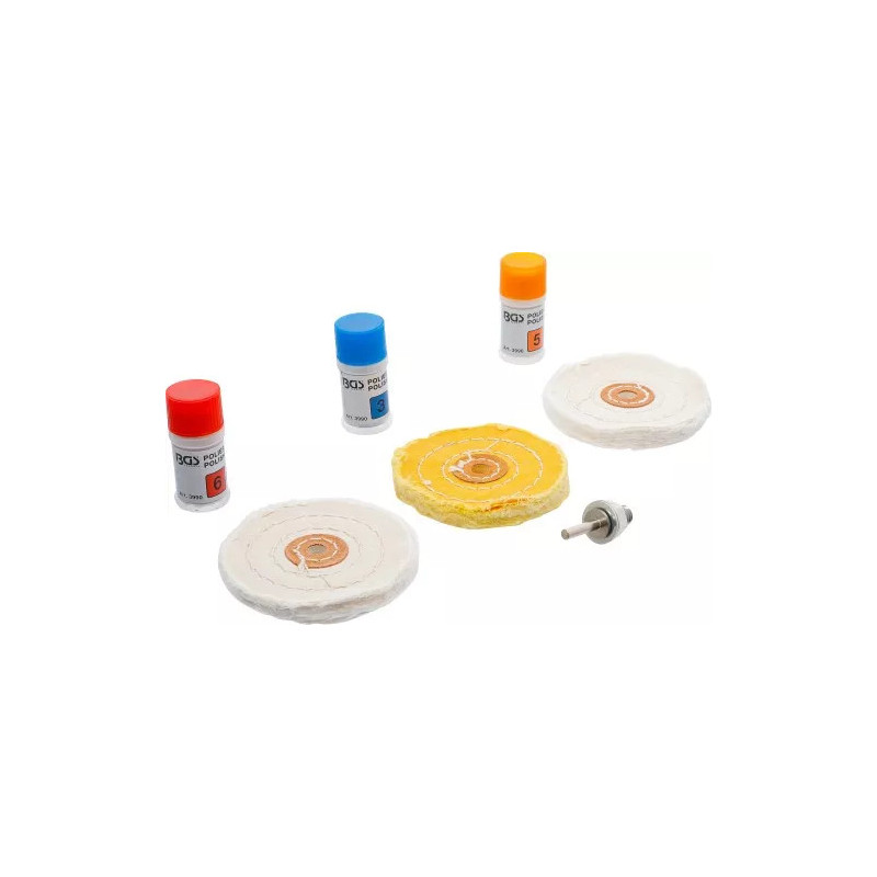 Kit de polissage pour métal doux | 7 pièces Kit de polissage pour métal doux | 7 pièces