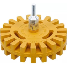 Gomme enlève autocollants | à lamelles | Ø 100 mm
