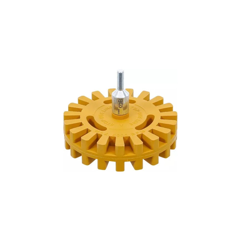 Gomme enlève autocollants | à lamelles | Ø 100 mm Gomme enlève autocollants | à lamelles | Ø 100 mm