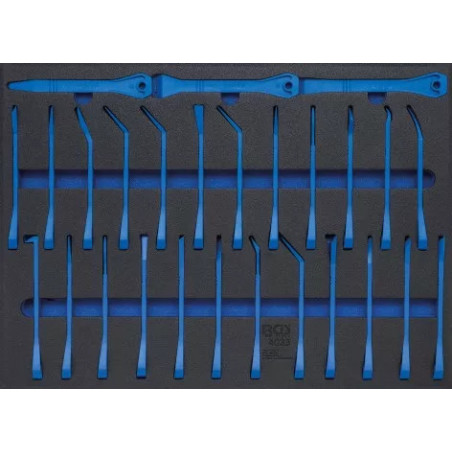 Insert de servante d'atelier 3/3 : Jeu de coins nylon pour garnitures et grattoirs | 27 pièces