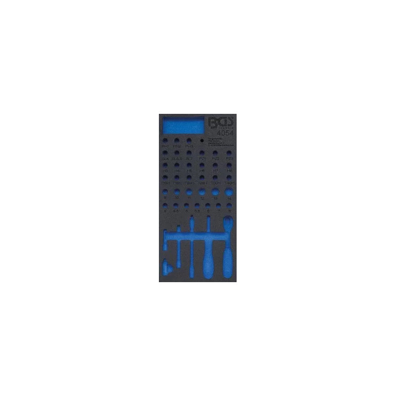 Insert de servante d'atelier 1/3, vide | pour art. 4054 Insert de servante d'atelier 1/3, vide | pour art. 4054
