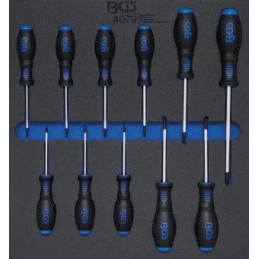 Insert de servante d'atelier 2/3 : Tournevis | Profil T (pour Torx) T6 - T40 | 11 pièces