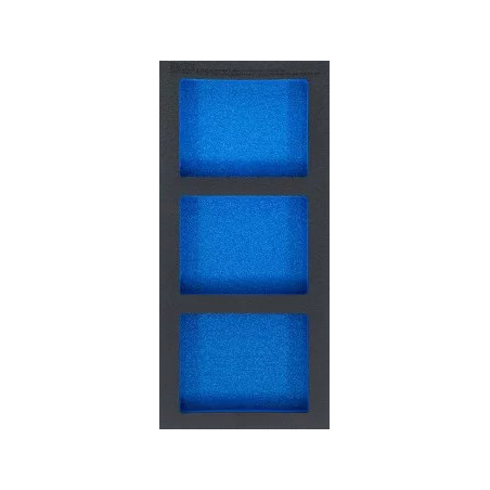 Insert de servante d'atelier 1/3, vide : 3 tablettes | 408 x 189 x 32 mm