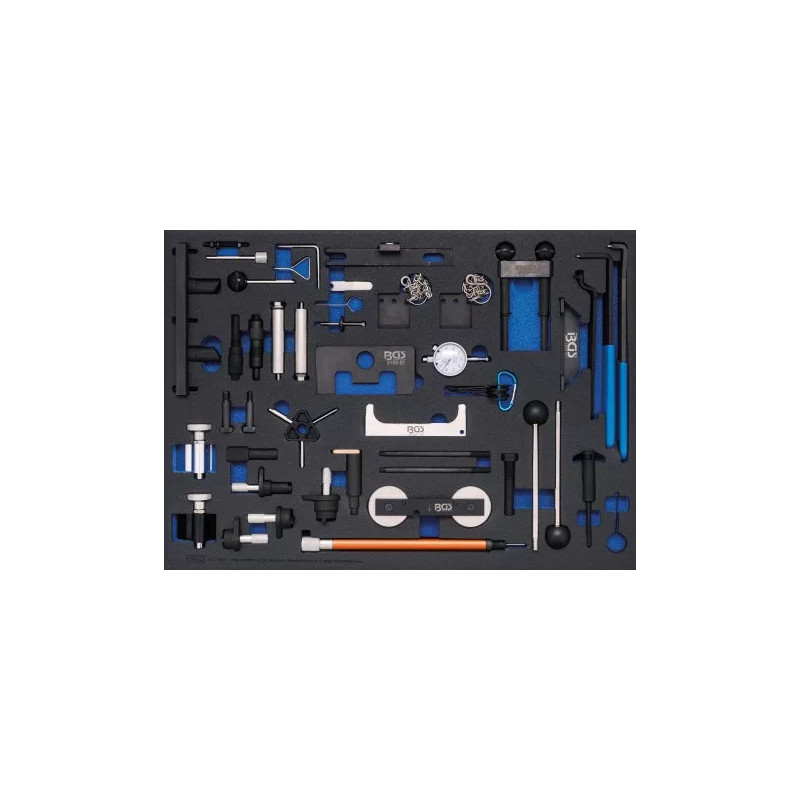 Insert de servante d’atelier 3/3: Coffret de calage | pour Ford, VAG, Mazda, Volvo Insert de servante d’atelier 3/3: Coffret de calage | pour Ford, VAG, Mazda, Volvo