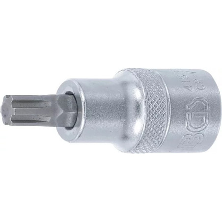 Douille à embouts | 12,5 mm (1/2") | profil cannelé (pour RIBE) M8
