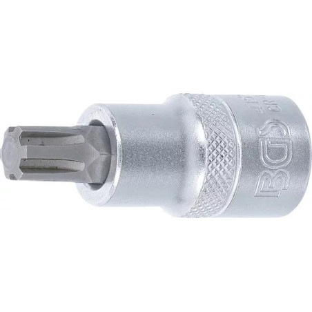 Douille à embouts | 12,5 mm (1/2") | profil cannelé (pour RIBE) M10