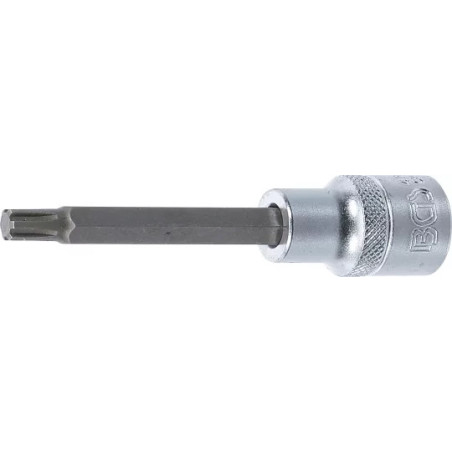 Douilles à embouts | longueur 100 mm | 12,5 mm (1/2") | profil cannelé (pour RIBE) M7