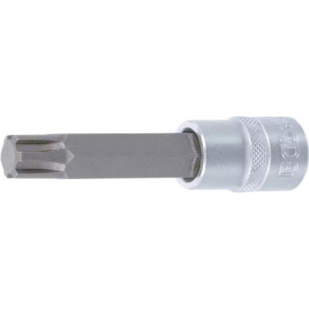 Douilles à embouts | longueur 100 mm | 12,5 mm (1/2") | profil cannelé (pour RIBE) M14