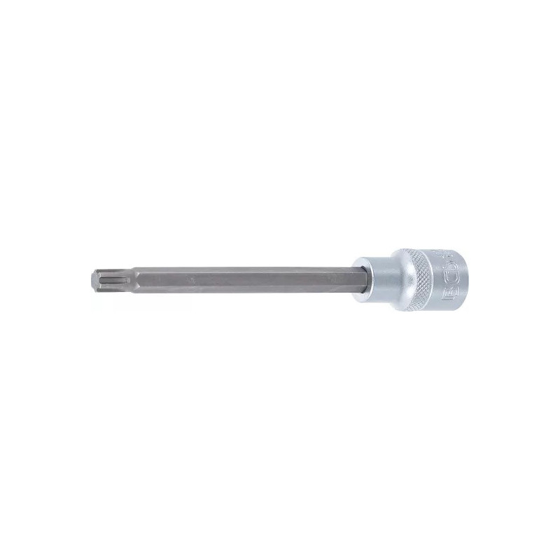 Douilles à embouts | longueur 140 mm | 12,5 mm (1/2") | profil cannelé (pour RIBE) M8