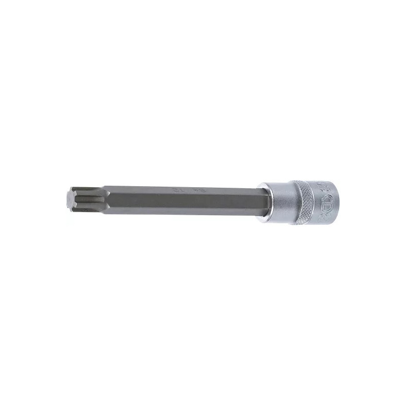 Douilles à embouts | longueur 140 mm | 12,5 mm (1/2") | profil cannelé (pour RIBE) M12
