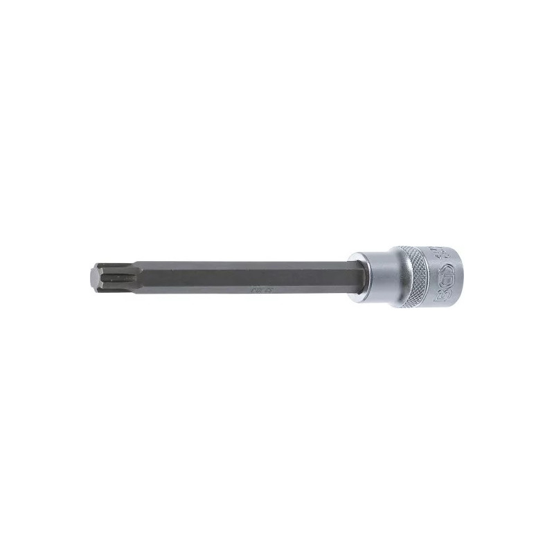 Douilles à embouts | longueur 140 mm | 12,5 mm (1/2") | profil cannelé (pour RIBE) M10,3