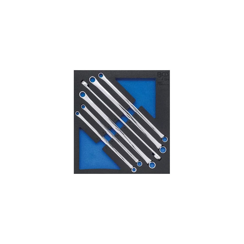 Insert de servante d’atelier 2/3: Jeu de clés polygonales doubles | extra longues | 10 x 11 - 22 x 24 mm | 6 pièces Insert de servante d’atelier 2/3: Jeu de clés polygonales doubles | extra longues | 10 x 11 - 22 x 24 mm | 6 pièces