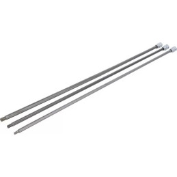 Jeu de douilles à embouts | longueur 800 mm | 12,5 mm (1/2") | polygone femelle (pour XZN) | pour VAG | 3 pièces