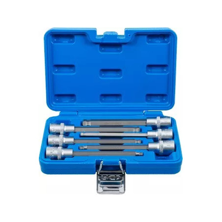Jeu de douilles à embouts | 12,5 mm (1/2") | six pans intérieurs avec tête sphérique 5 - 12 mm | 6 pièces