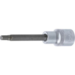 Douille à embouts, longueur 100 mm, 12,5 mm (1/2") | six pans intérieurs 6 mm