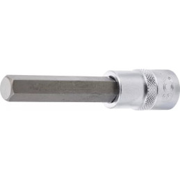 Douille à embouts, longueur 100 mm, 12,5 mm (1/2") | six pans intérieurs 12 mm