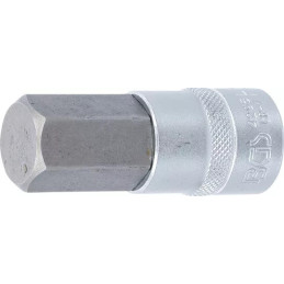 Douille à embouts, longueur 70 mm, 12,5 mm (1/2") | six pans intérieurs 22 mm