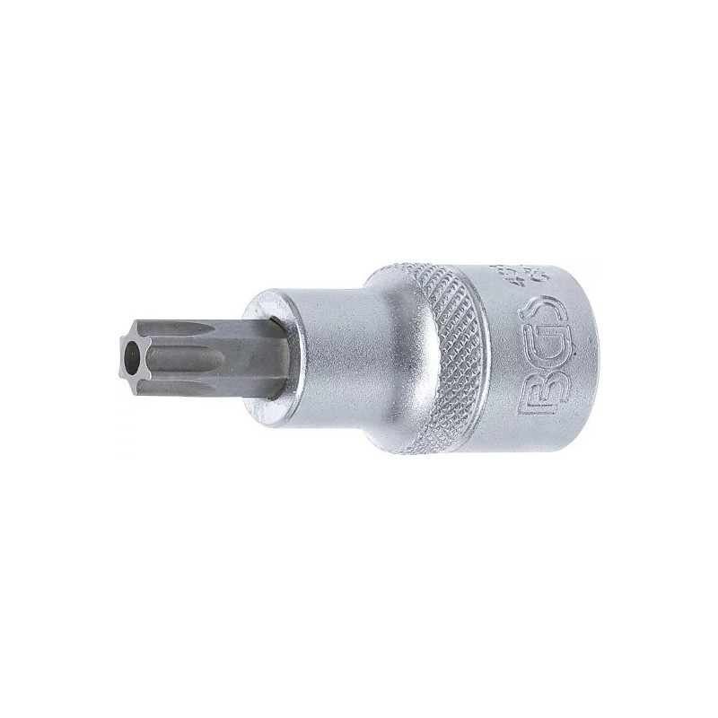 Douille à embouts | 12,5 mm (1/2") | profil T (pour Torx) avec perçage T50 Douille à embouts | 12,5 mm (1/2") | profil T (pour Torx) avec perçage T50