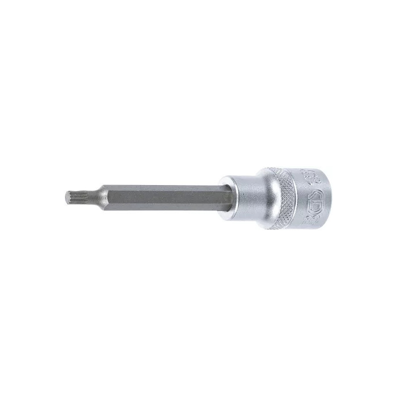 Douille à embouts | longueur 100 mm | 12,5 mm (1/2") | denture multiple intérieure (pour XZN) M5 Douille à embouts | longueur 100 mm | 12,5 mm (1/2") | denture multiple intérieure (pour XZN) M5