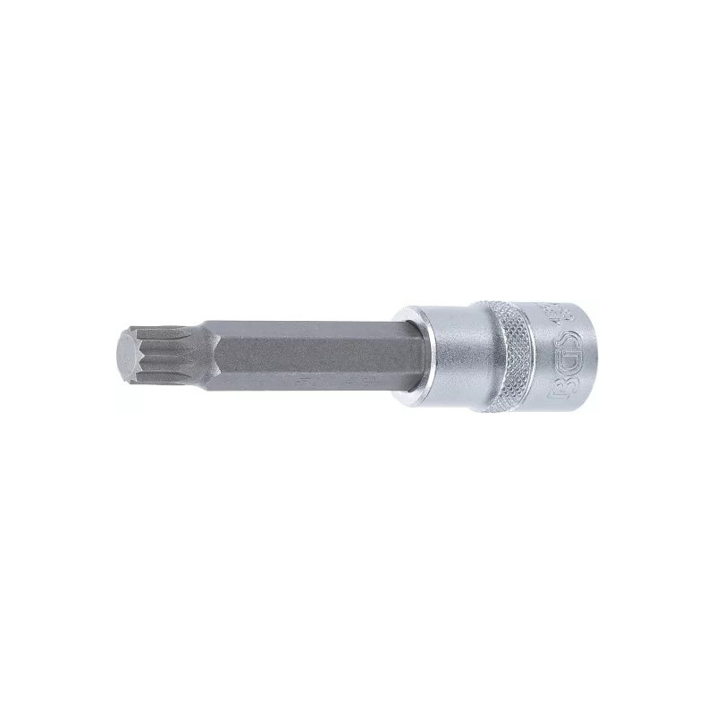 Douille à embouts | longueur 100 mm | 12,5 mm (1/2") | denture multiple intérieure (pour XZN) M12 Douille à embouts | longueur 100 mm | 12,5 mm (1/2") | denture multiple intérieure (pour XZN) M12