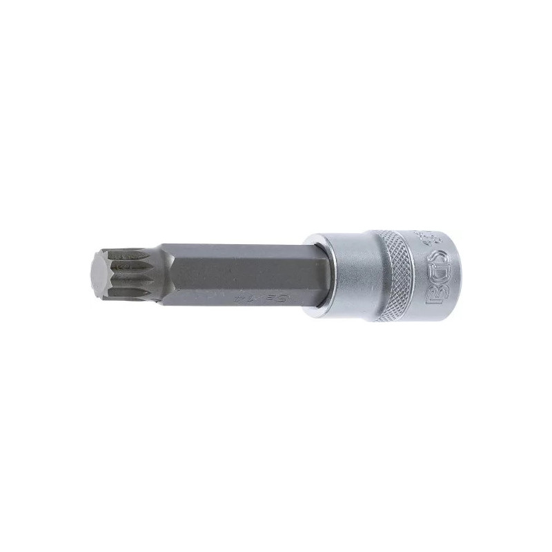 Douille à embouts | longueur 100 mm | 12,5 mm (1/2") | denture multiple intérieure (pour XZN) M14 Douille à embouts | longueur 100 mm | 12,5 mm (1/2") | denture multiple intérieure (pour XZN) M14