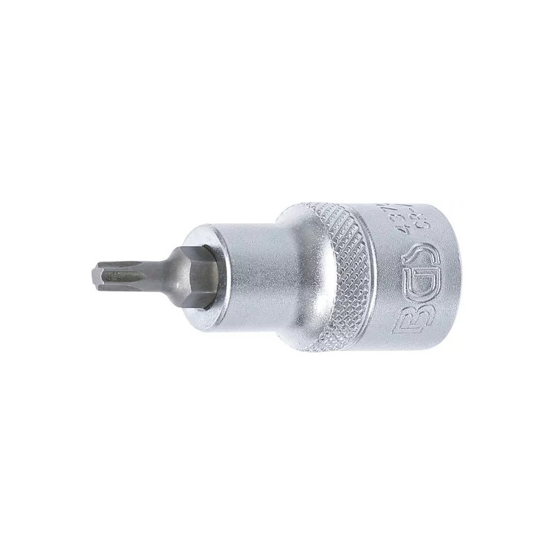 Douille à embouts | 12,5 mm (1/2") | profil T (pour Torx) T25 Douille à embouts | 12,5 mm (1/2") | profil T (pour Torx) T25