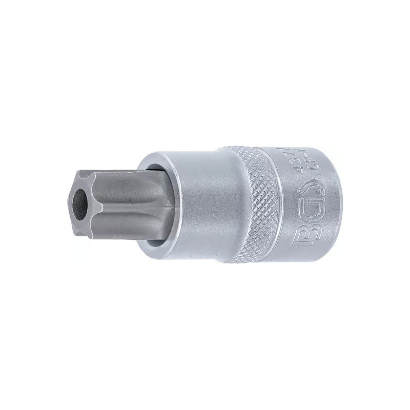 Douille à embouts | 12,5 mm (1/2") | profil T (pour Torx) avec perçage T70 Douille à embouts | 12,5 mm (1/2") | profil T (pour Torx) avec perçage T70