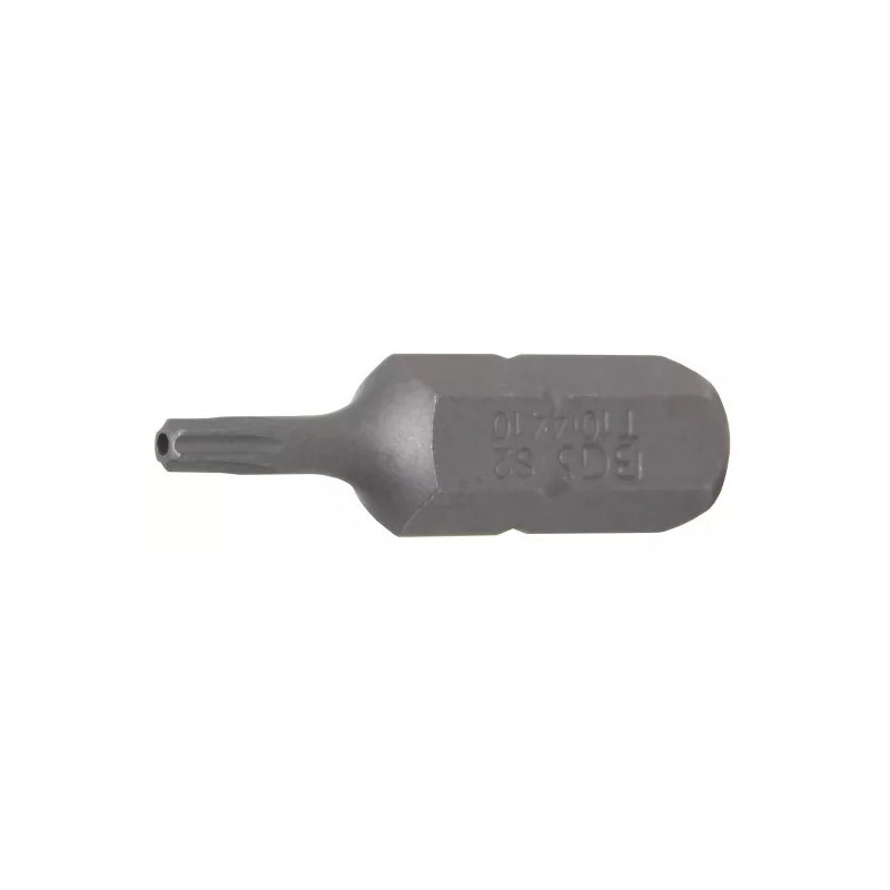 Embout | Longueur 30 mm | 8 mm (5/16") | profil T (pour Torx) avec perçage T10 Embout | Longueur 30 mm | 8 mm (5/16") | profil T (pour Torx) avec perçage T10