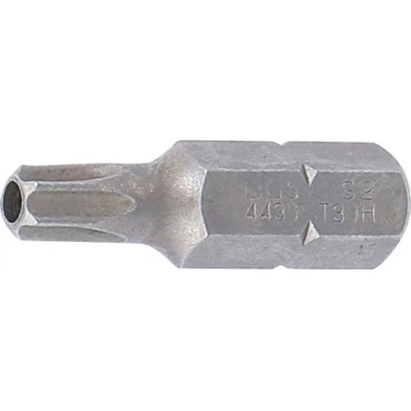 Embout | Longueur 30 mm | 8 mm (5/16") | profil T (pour Torx) avec perçage T30