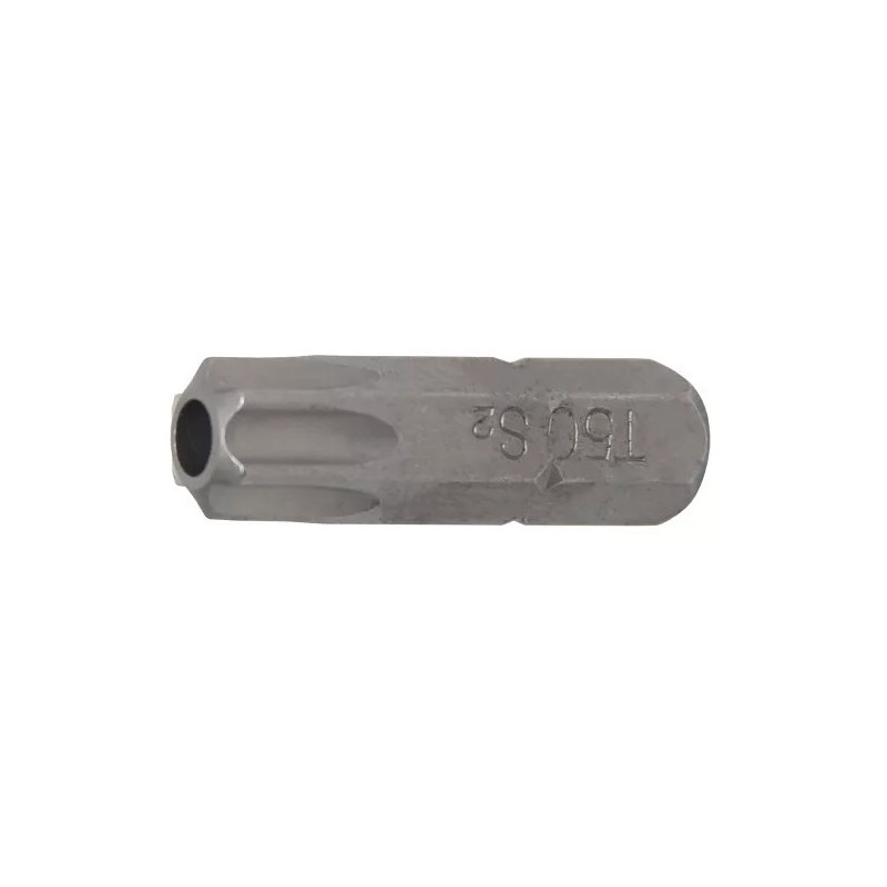 Embout | Longueur 30 mm | 8 mm (5/16") | profil T (pour Torx) avec perçage T50 Embout | Longueur 30 mm | 8 mm (5/16") | profil T (pour Torx) avec perçage T50