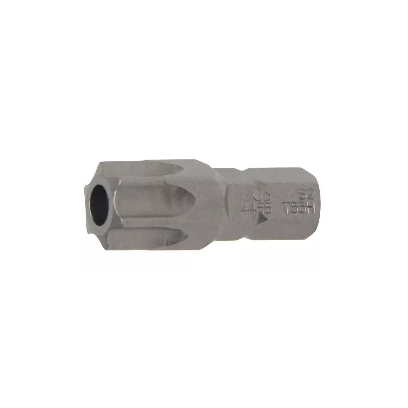 Embout | Longueur 30 mm | 8 mm (5/16") | profil T (pour Torx) avec perçage T55 Embout | Longueur 30 mm | 8 mm (5/16") | profil T (pour Torx) avec perçage T55