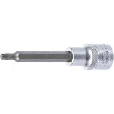 Douille à embouts | longueur 100 mm | 12,5 mm (1/2") | profil T (pour Torx) T27