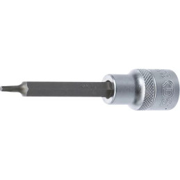 Douille à embouts | longueur 100 mm | 12,5 mm (1/2") | profil T (pour Torx) T15