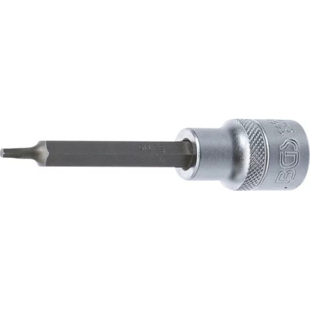 Douille à embouts | longueur 100 mm | 12,5 mm (1/2") | profil T (pour Torx) T15