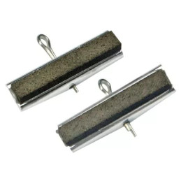 Pierres de rechange pour art. 1155 | mâchoires 30 mm | K 220 | 2 pièces