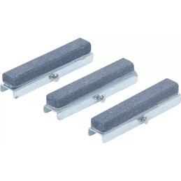 Pierres de rechange pour art. 1156 | mâchoires 50 mm | K 220 | 3 pièces