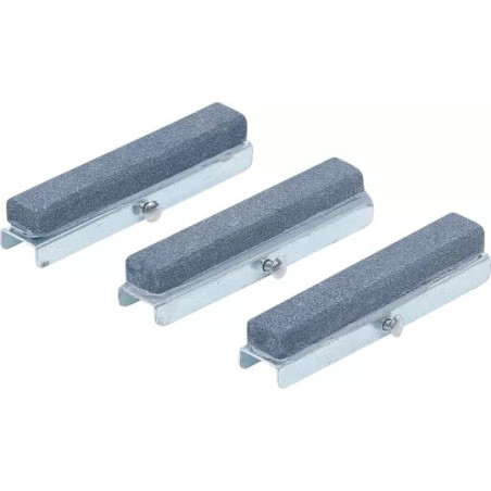 Pierres de rechange pour art. 1156 | mâchoires 50 mm | K 220 | 3 pièces