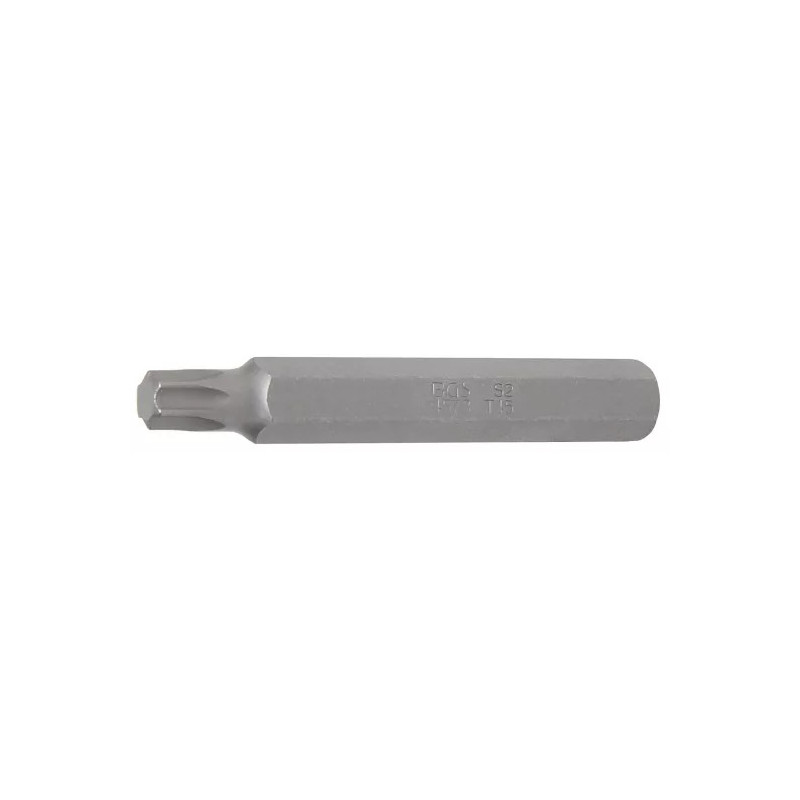 Embout | Longueur 75 mm | 10 mm (3/8") | profil T (pour Torx) T45 Embout | Longueur 75 mm | 10 mm (3/8") | profil T (pour Torx) T45