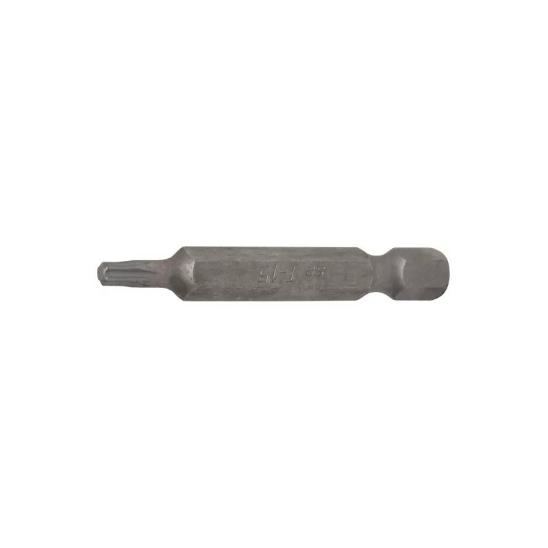 Embout | Longueur 50 mm | 6,3 mm (1/4") | profil T (pour Torx) T15 Embout | Longueur 50 mm | 6,3 mm (1/4") | profil T (pour Torx) T15