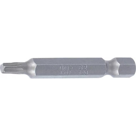 Embout | Longueur 50 mm | 6,3 mm (1/4") | profil T (pour Torx) T20