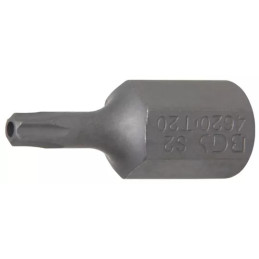 Embout | Longueur 30 mm | 10 mm (3/8") | profil T (pour Torx) avec perçage T20