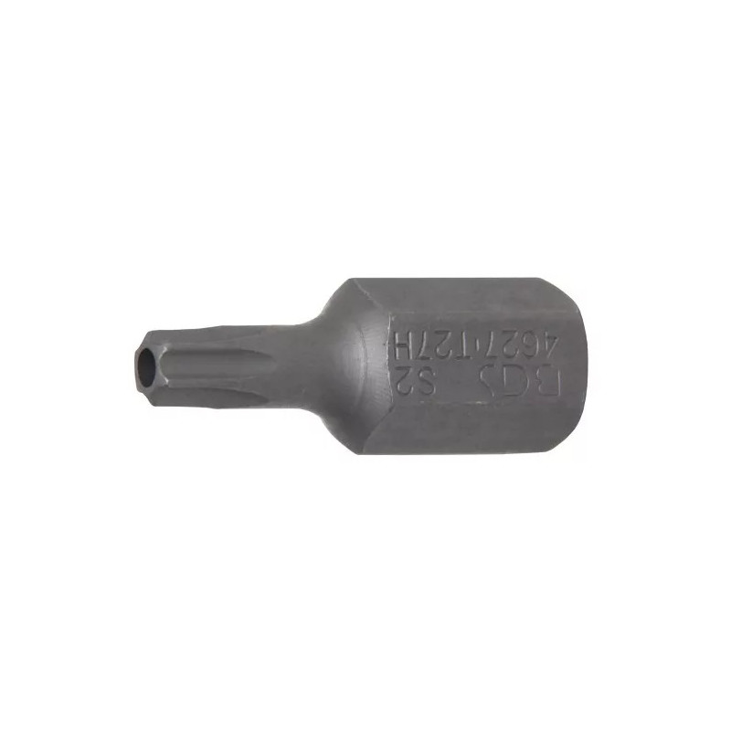 Embout | Longueur 30 mm | 10 mm (3/8") | profil T (pour Torx) avec perçage T27 Embout | Longueur 30 mm | 10 mm (3/8") | profil T (pour Torx) avec perçage T27
